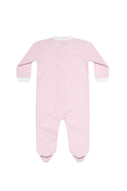 Pink Gingham Zipper Footie