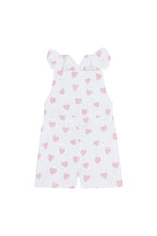 Pink Heart Print Romper