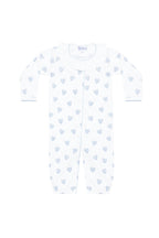 Blue Heart Print Converter Gown