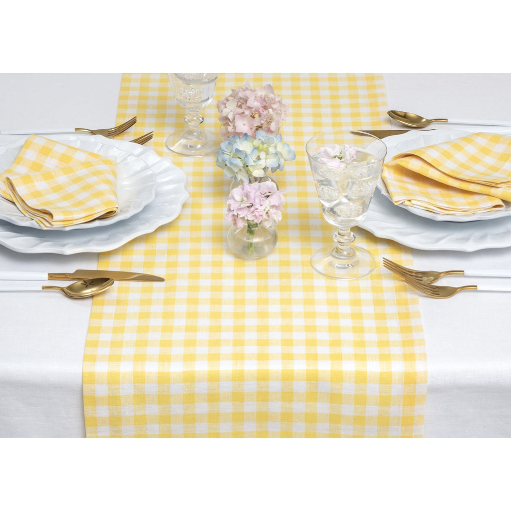 Gingham Table Runner