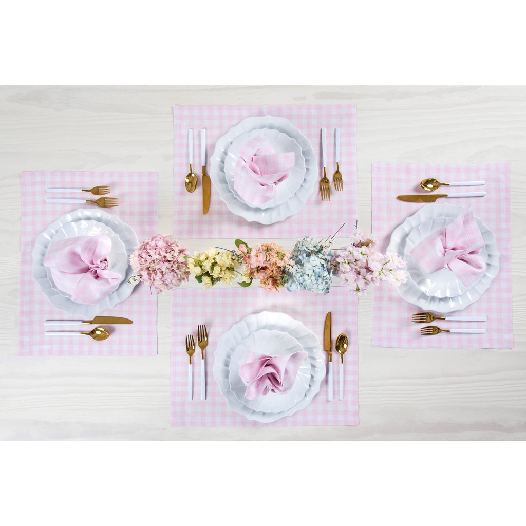 Gingham Placemats, Set of 4