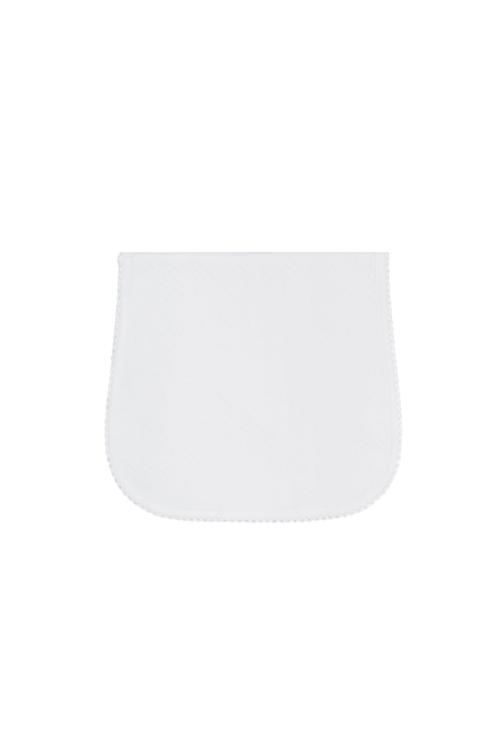 Milano Baby Burp Cloth White PT One Size