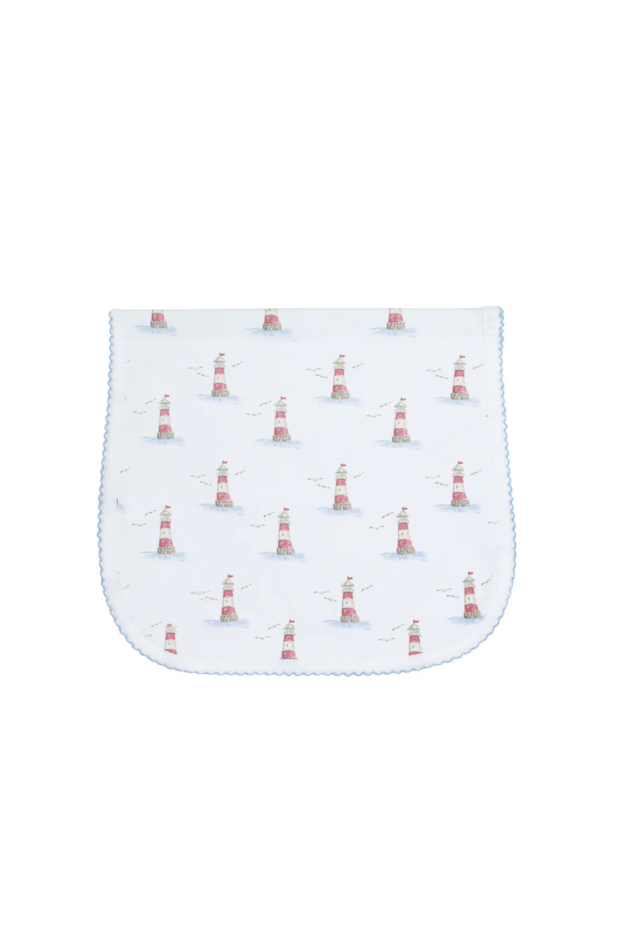 Lighthouse Print Burp Cloth