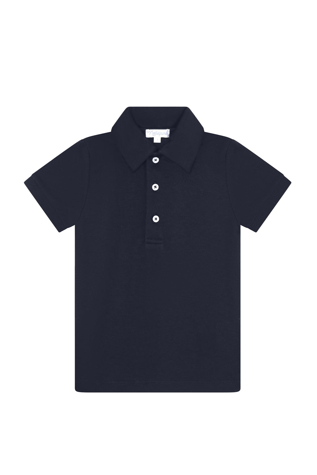 Navy Pima Cotton Polo Shirt Navy