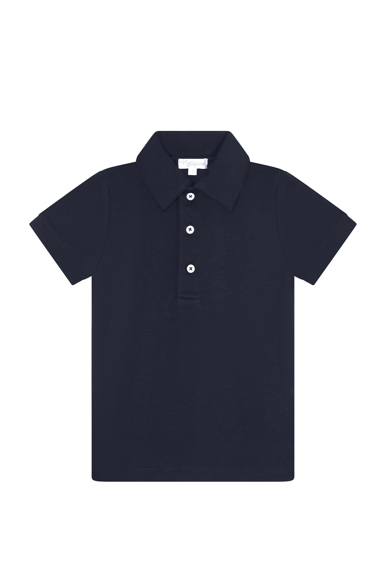 Navy Pima Cotton Polo Shirt Navy