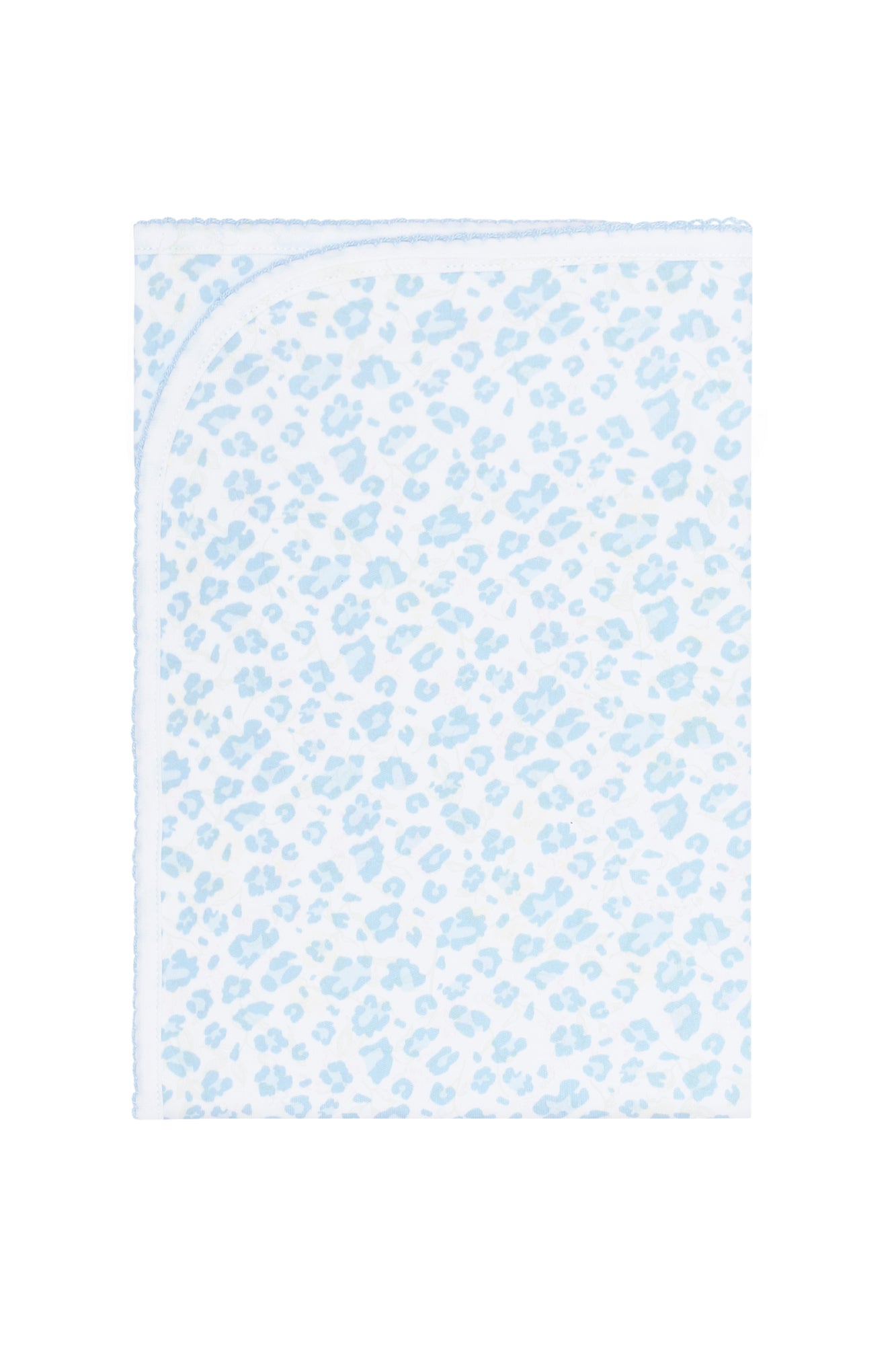 Blue Cheetah Print Blanket Blue One Size