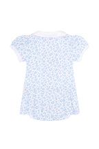 Blue Cheetah Print Onesie Dress