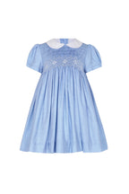 Blue Nella Smocked Dress Blue