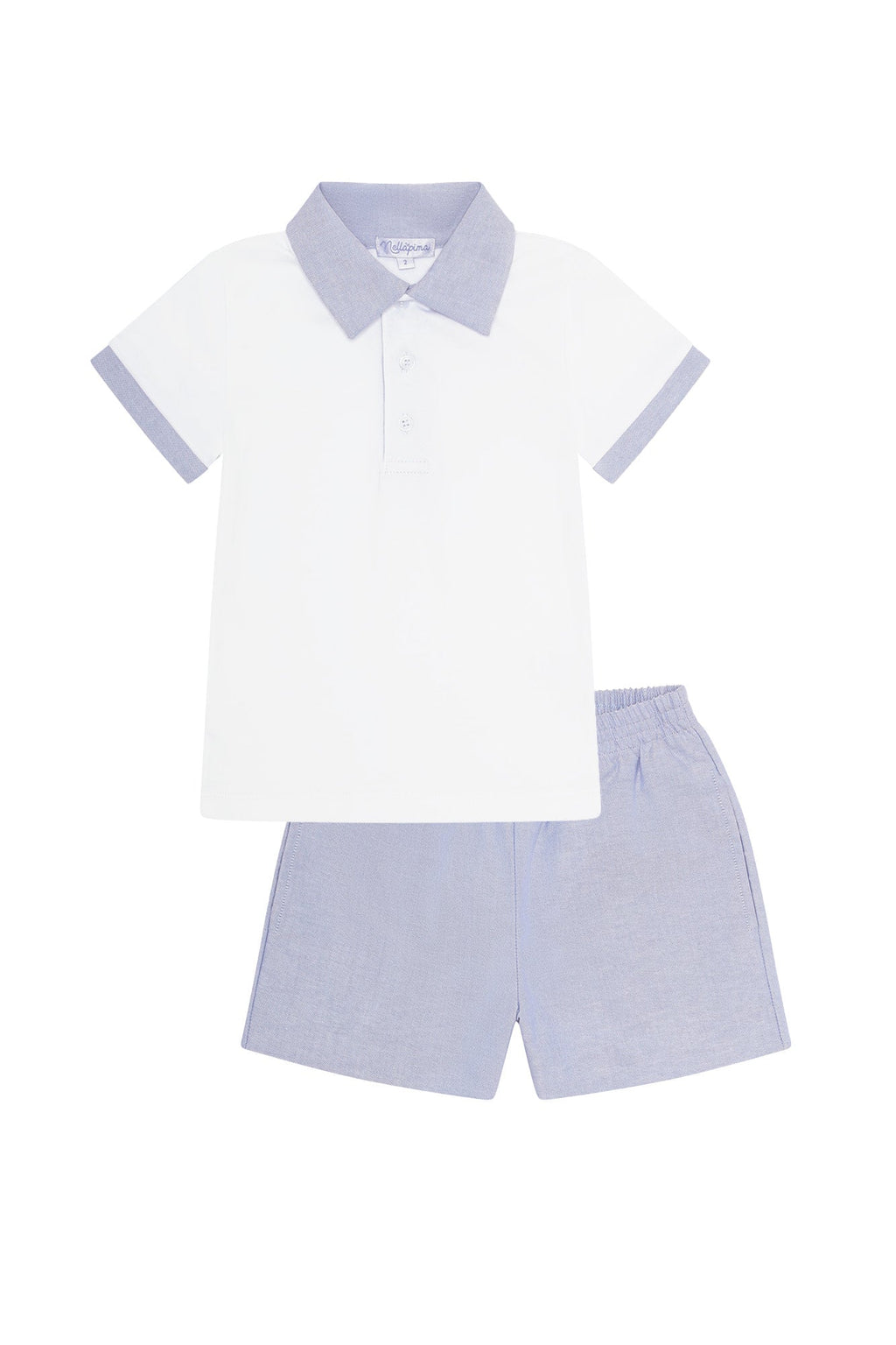 Navy Boy Capri Set Blue