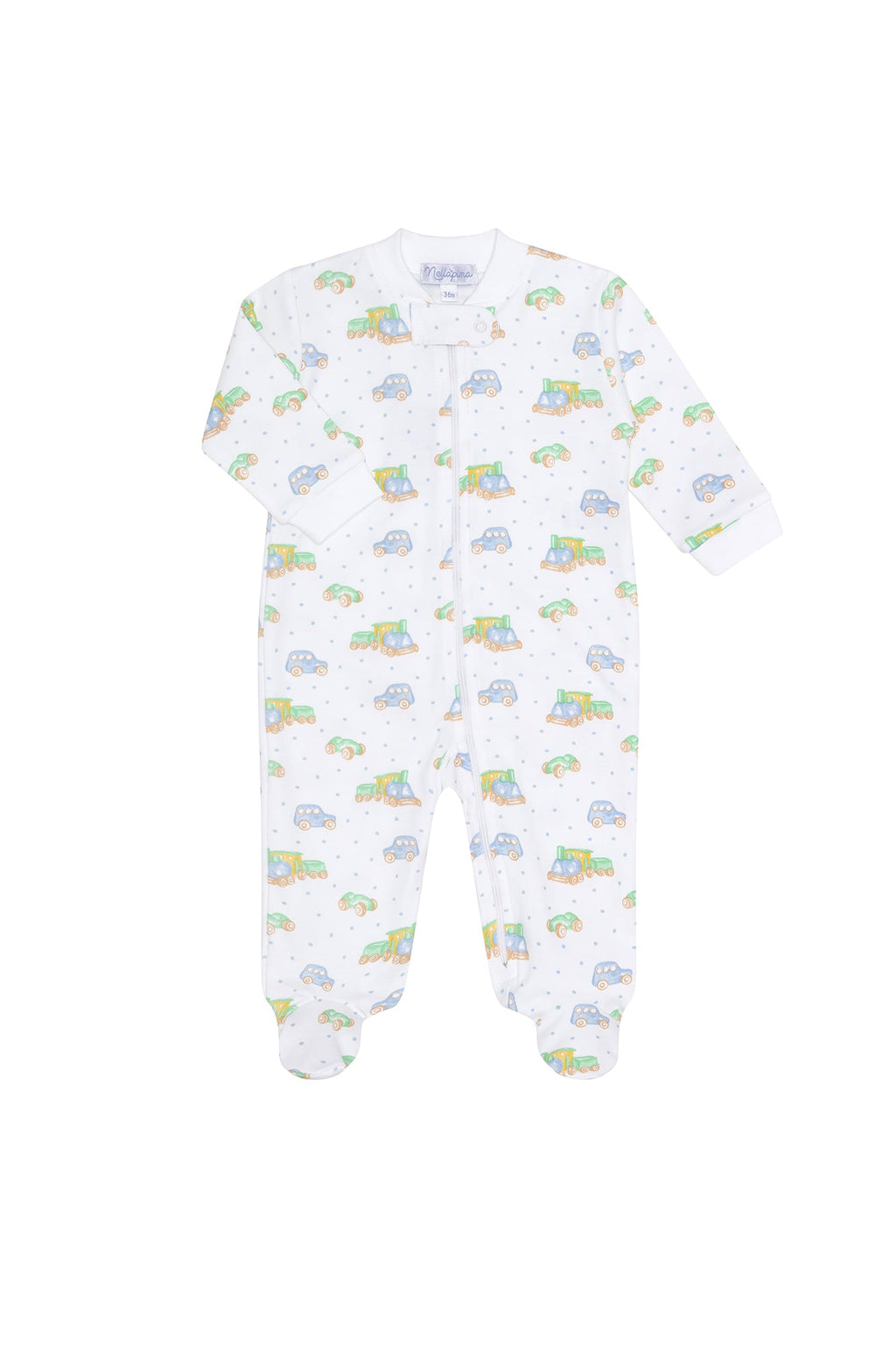 Wooden Toys Zipper Footie Green