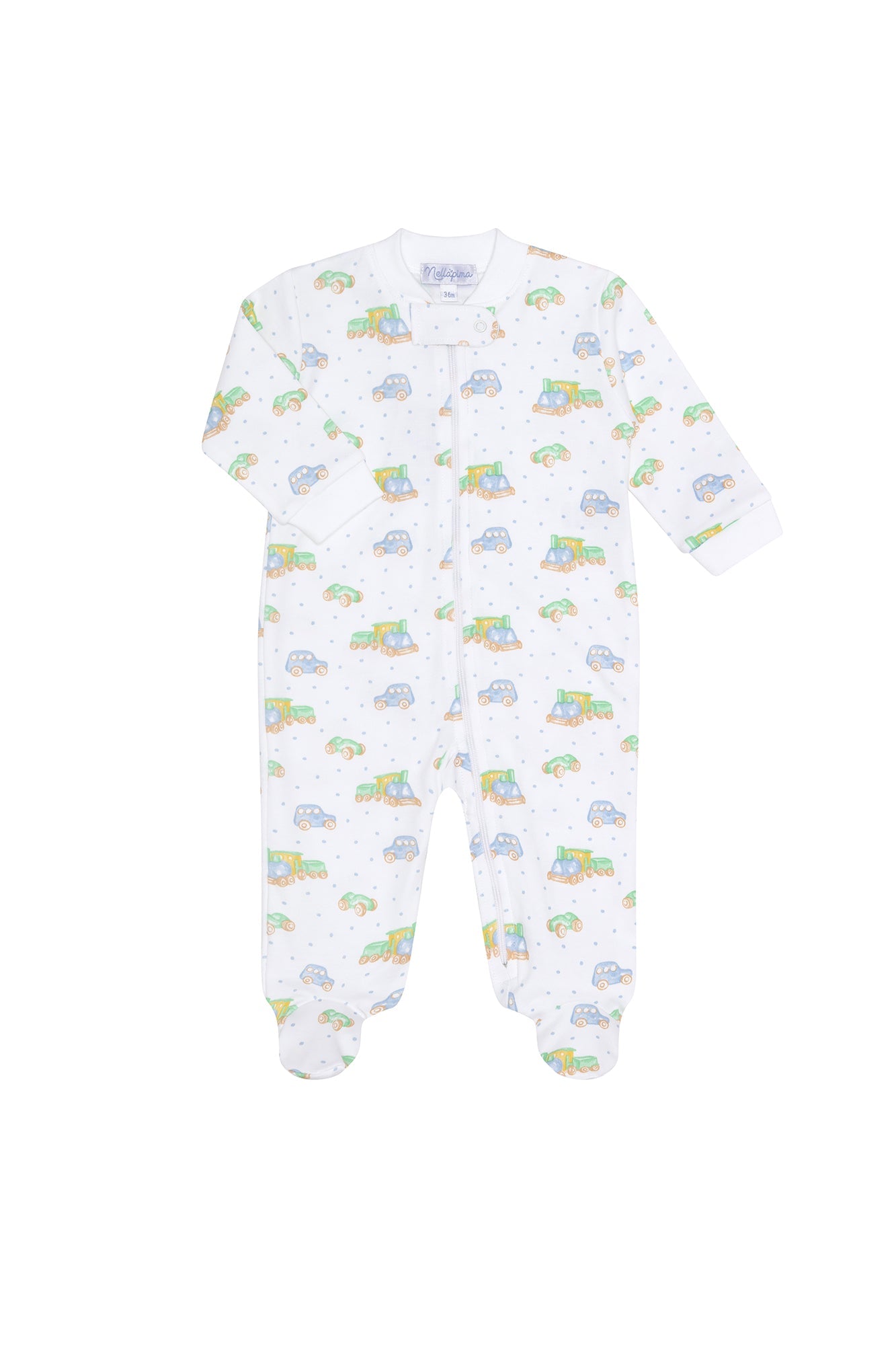 Wooden Toys Zipper Footie Green