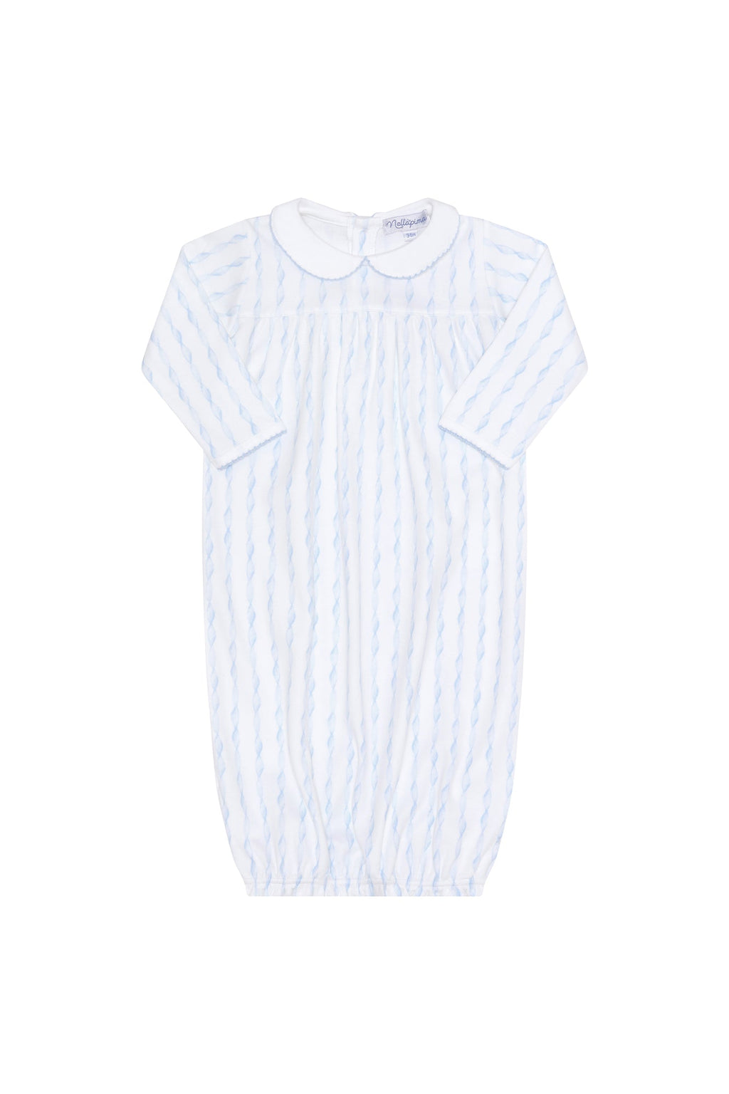 Blue Twirls Gown Blue