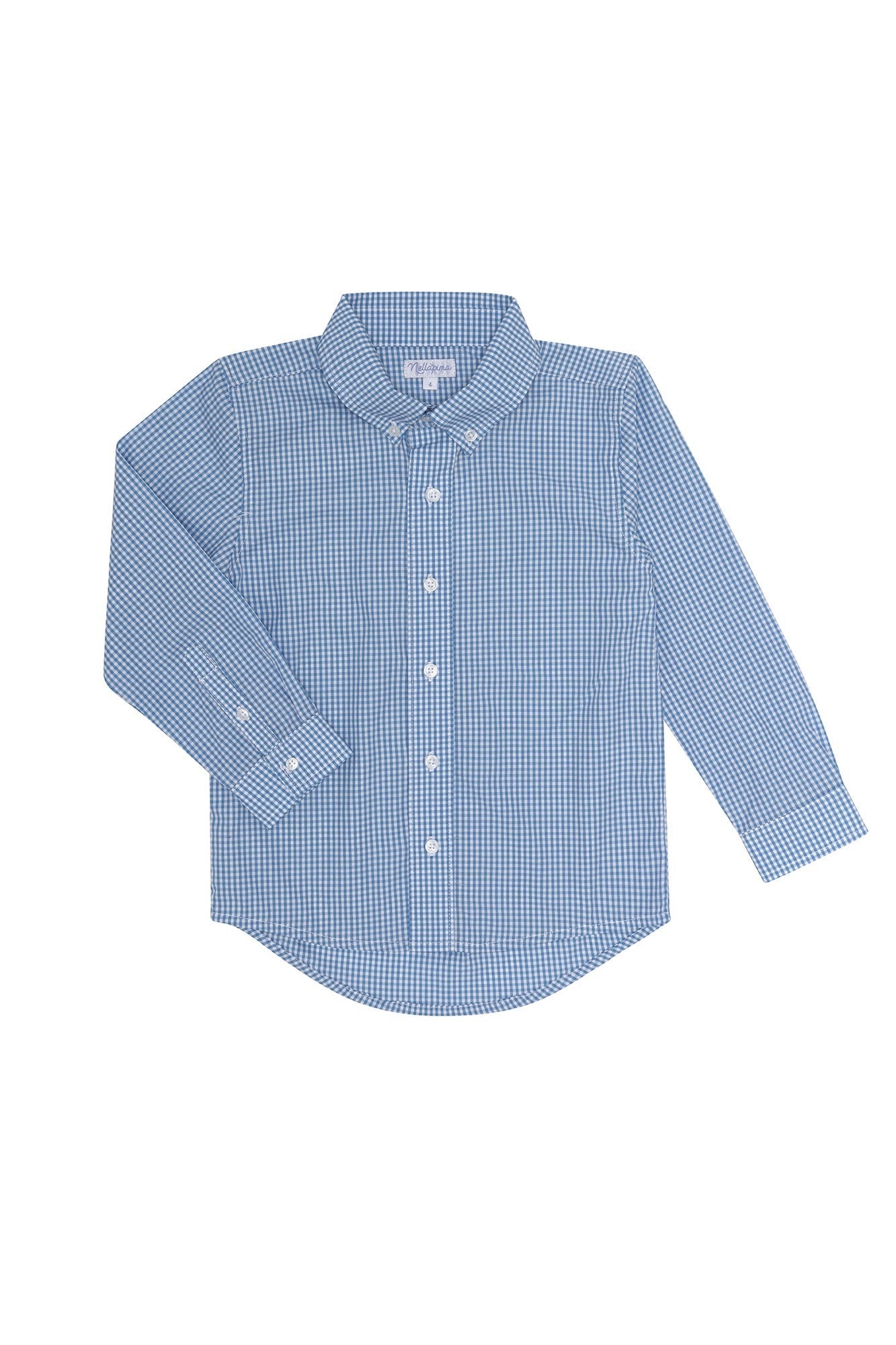 Blue Checks Long Sleeve Shirt Checks