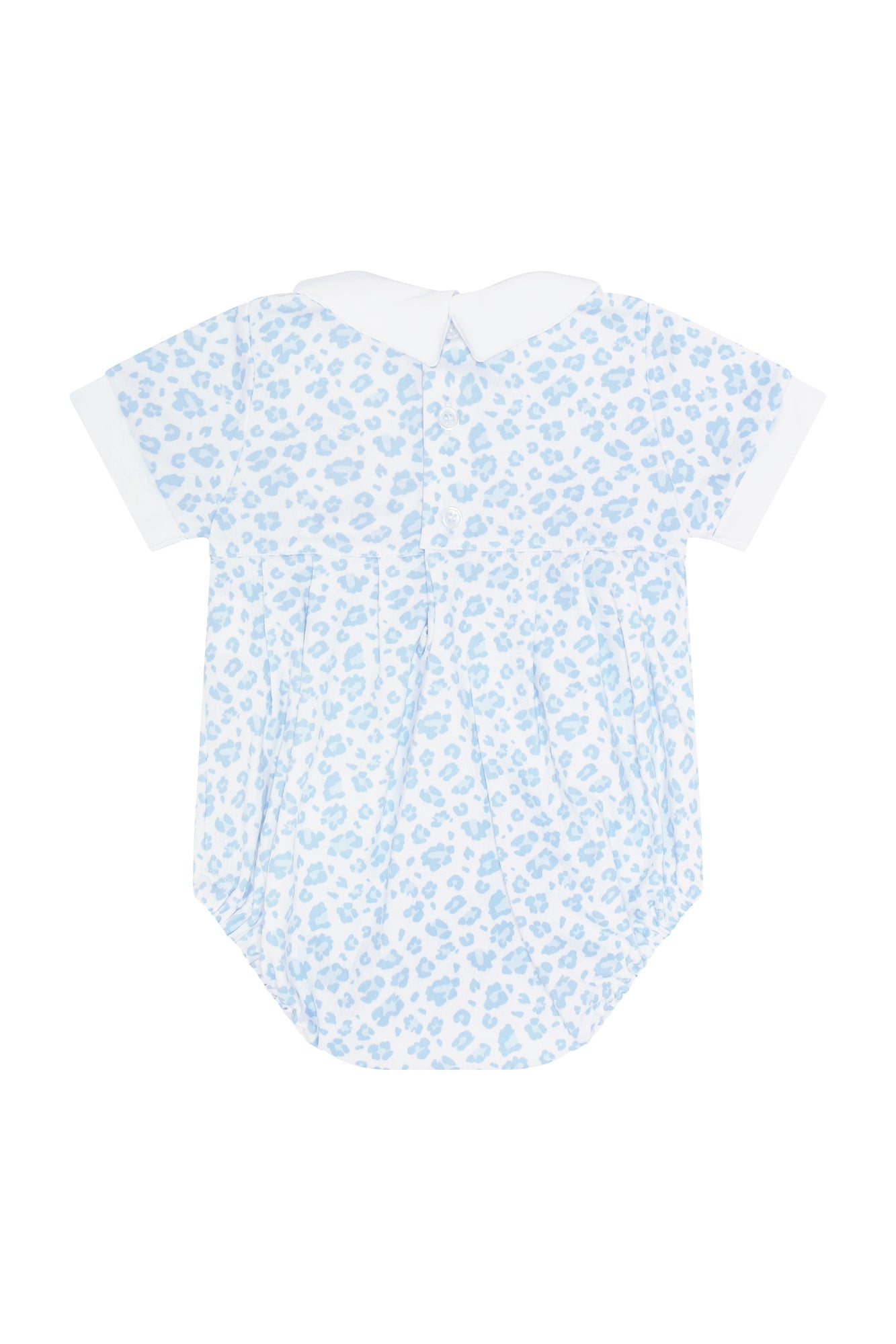 Blue Cheetah Print Bubble Blue