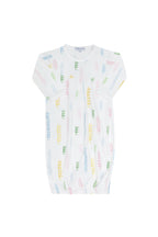 Spirals Print Gown Multicolor