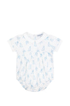 Blue Puppy Love Print Bubble Blue