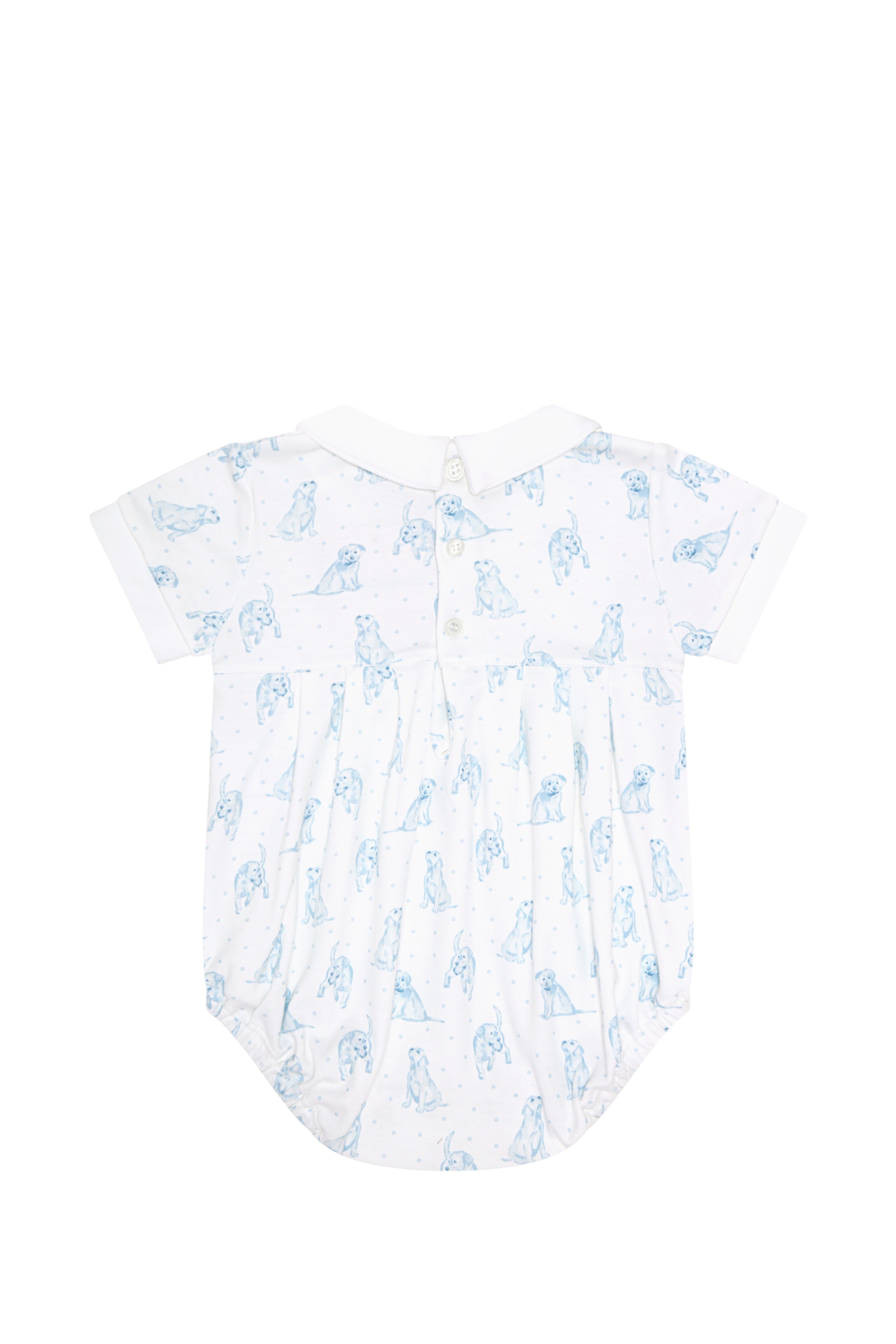 Blue Puppy Love Print Bubble