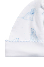 Blue Puppy Love Print Hat