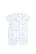 Blue Lone Star Toile Romper
