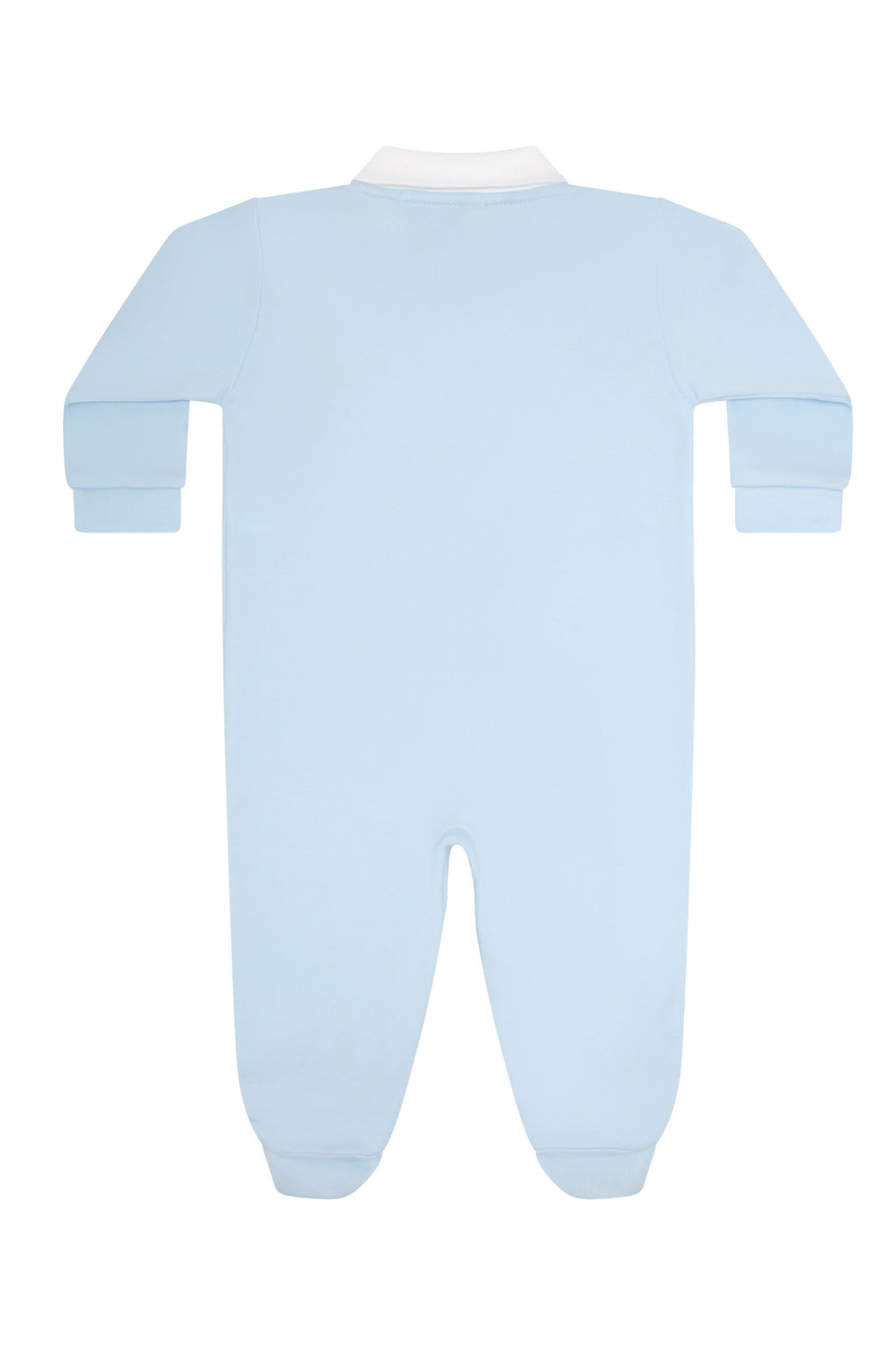 Mini Voyages Embroidery Snap Footie