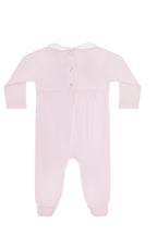 Pink Puppy Love Embroidery Footie