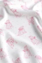 Pink Puppy Love Print Blanket