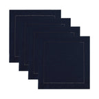 Classic Hemstitch Square Placemats, Set of 4