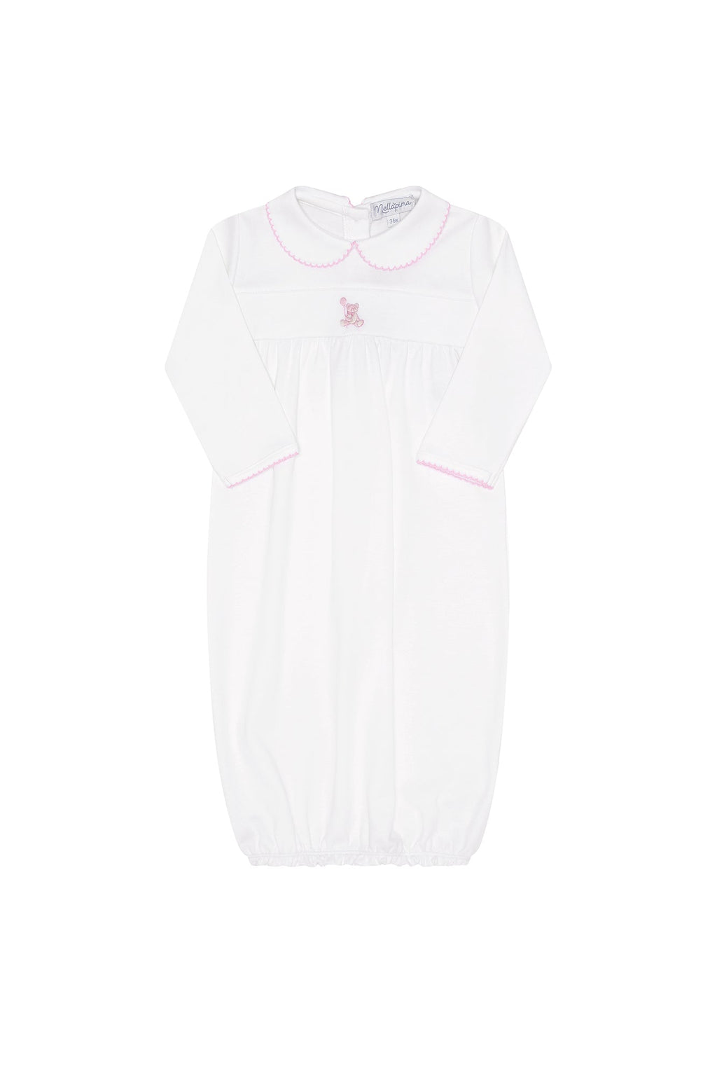 Pink Bear Embroidery Gown