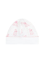 Pink Puppy Love Print Hat