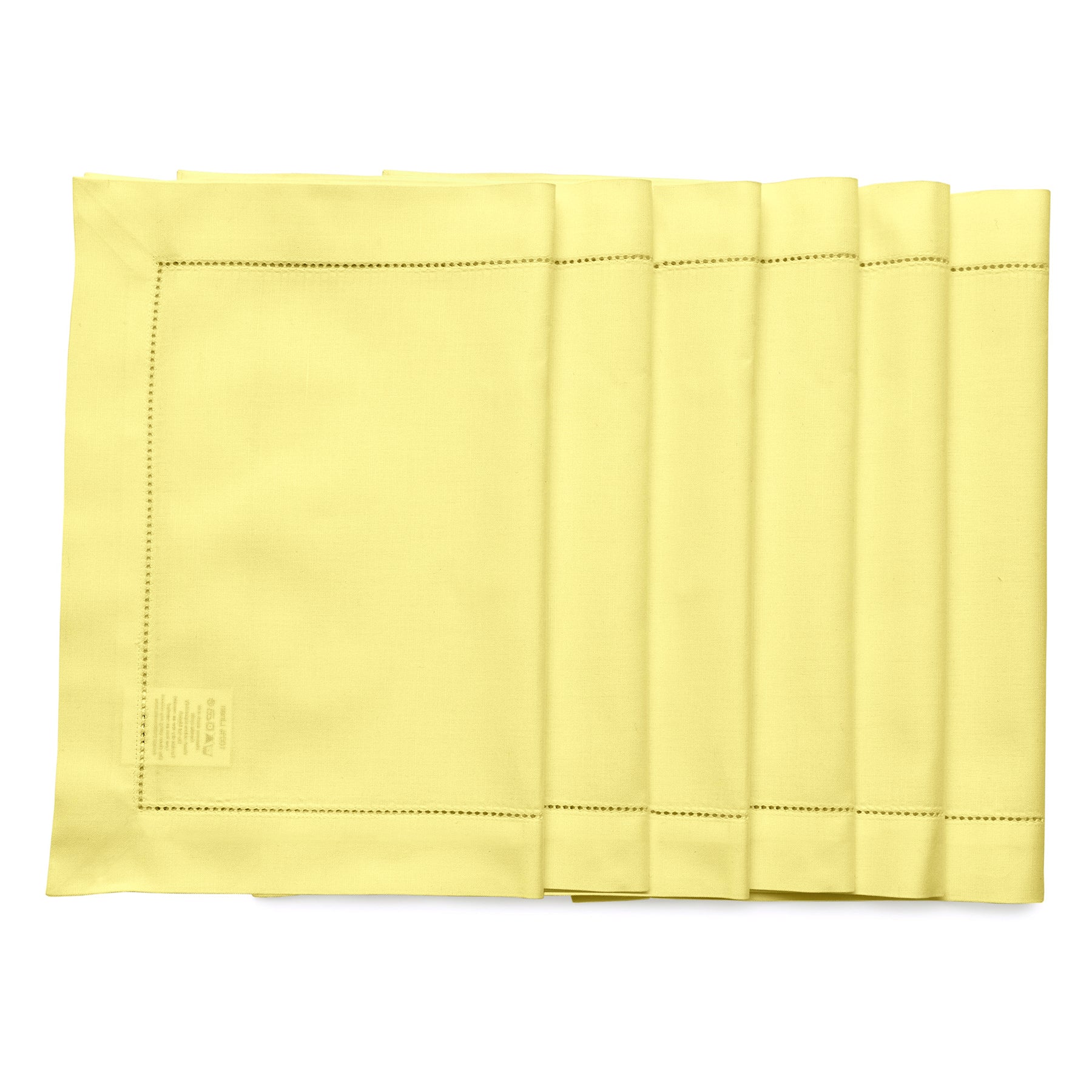 Cotton Linen Hemstitch Placemats