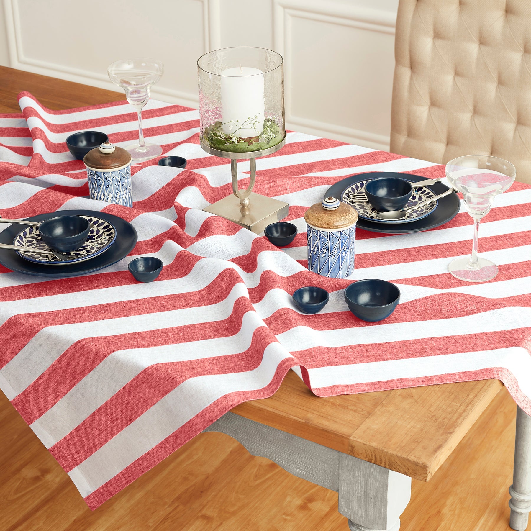 Cabana Stripe Table Throw