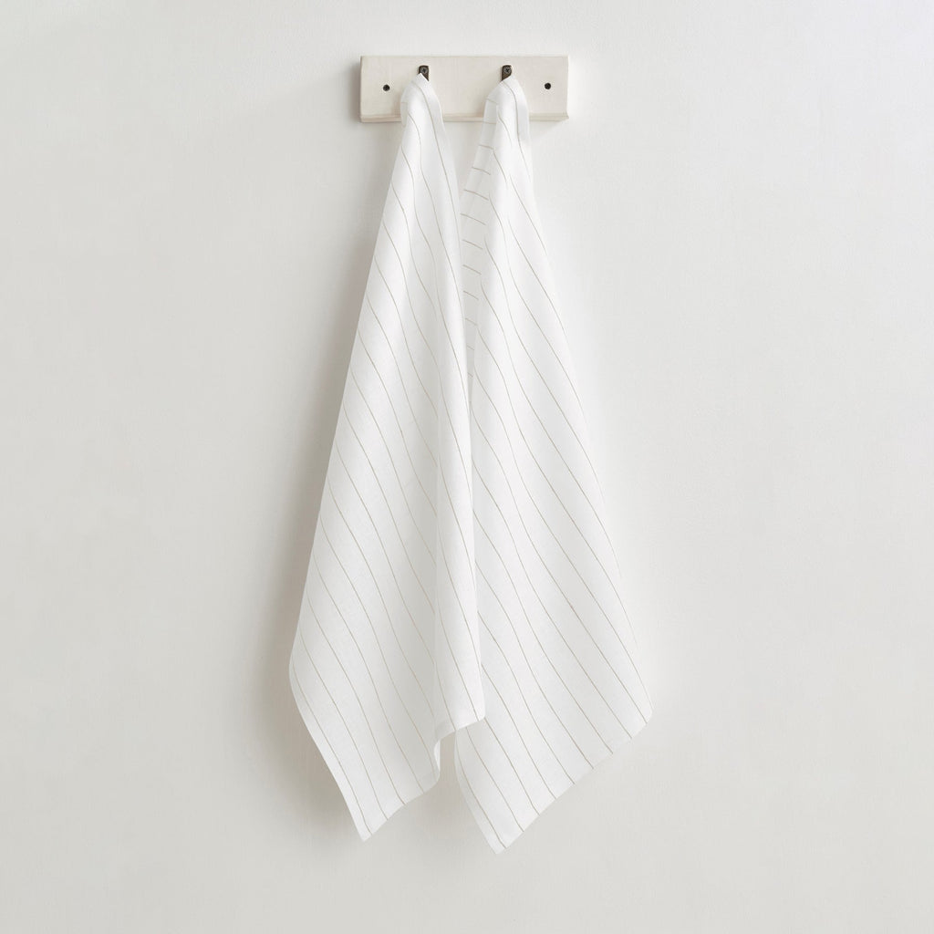 Pinstripe Kitchen Towels, Set of 2