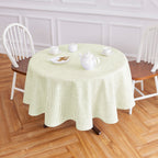Narrow Stripe Round Tablecloth