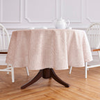 Narrow Stripe Round Tablecloth