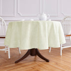 Narrow Stripe Round Tablecloth