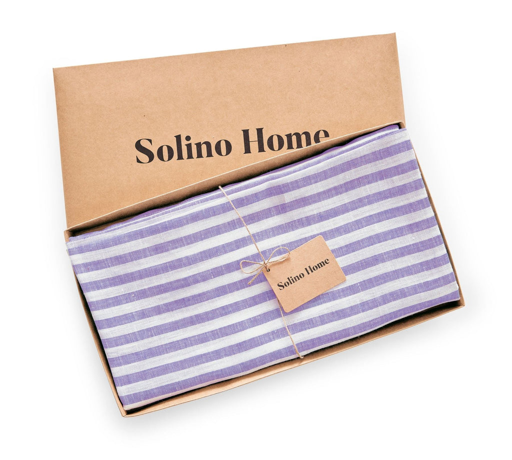 Amalfi Stripe Round Tablecloth