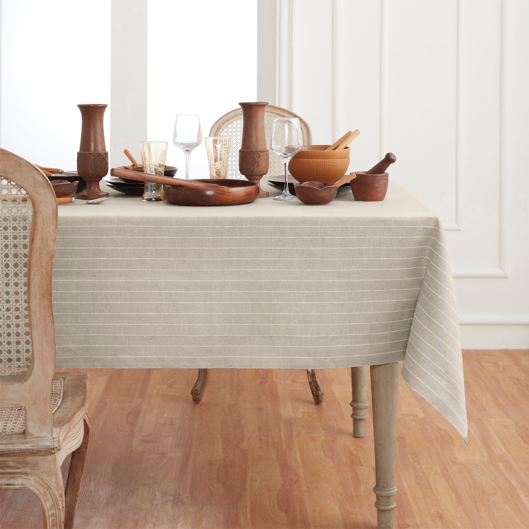 Pinstripe Tablecloth