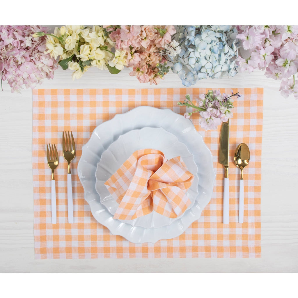 Gingham Placemats, Set of 4