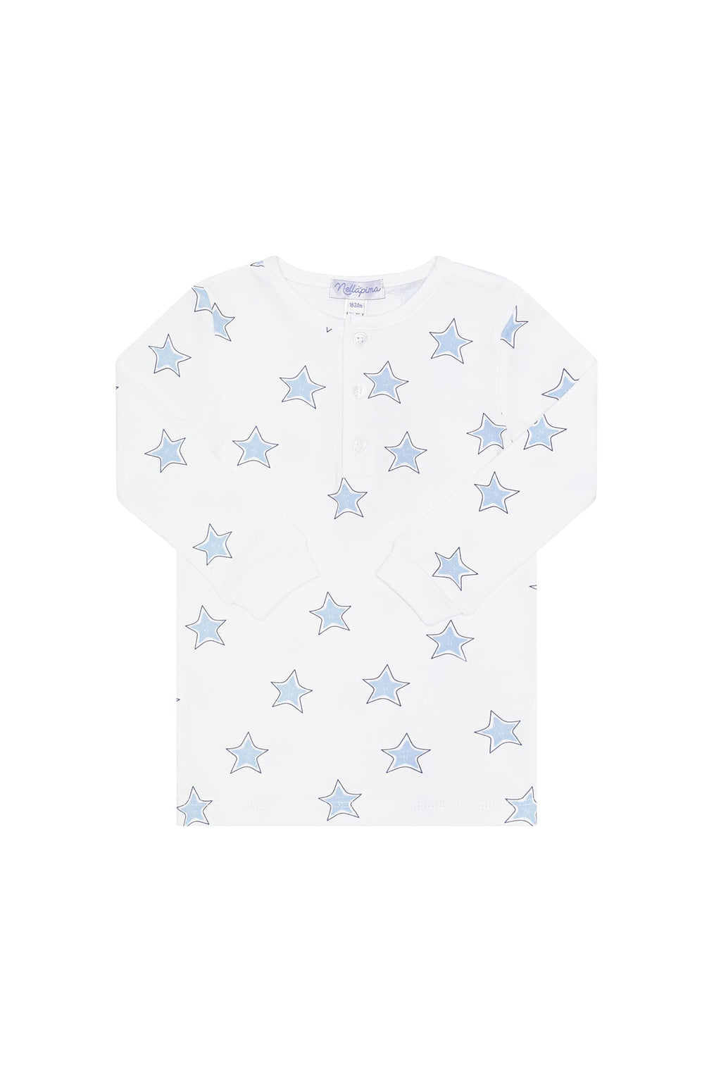 Blue Stars Print Pajama