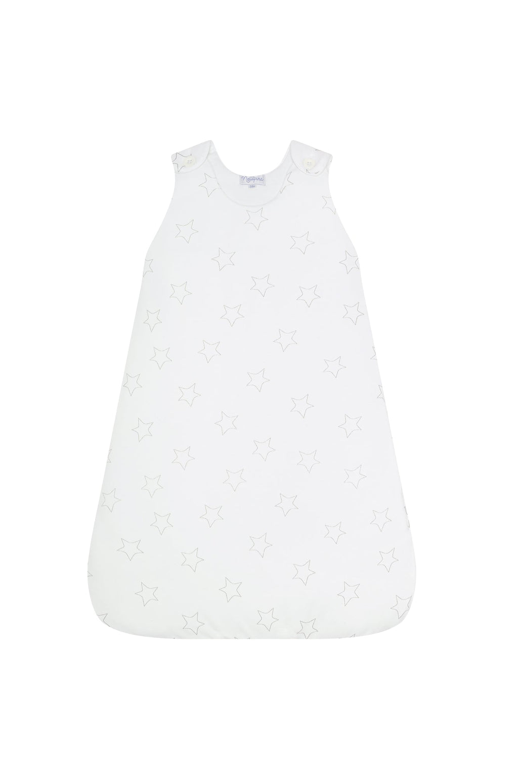 Grey Stars Print Winter Sack Grey