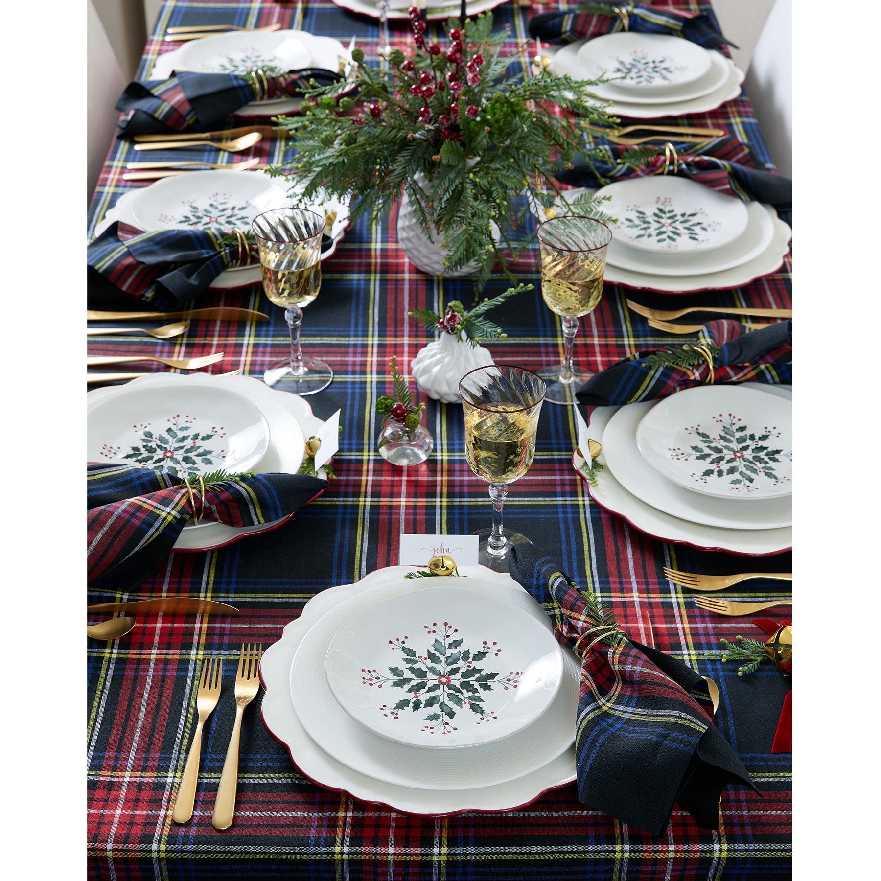Stewart Plaid Tablecloth