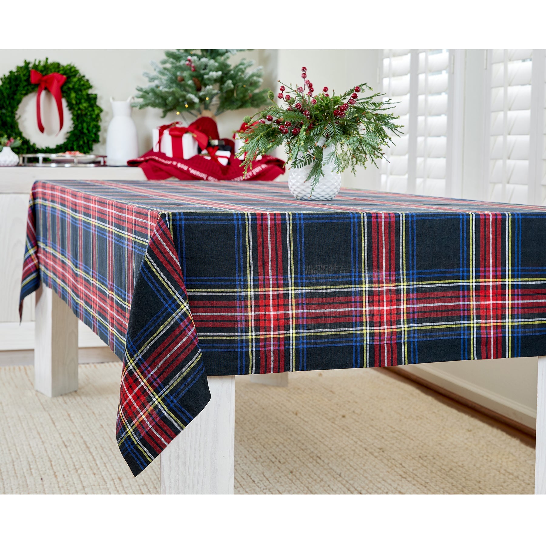 Stewart Plaid Tablecloth