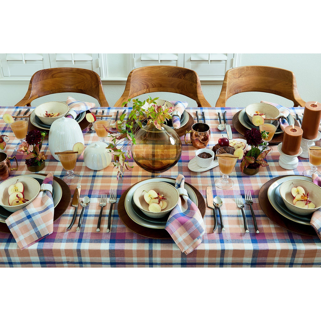 Fall Flavors Madras Table Throw