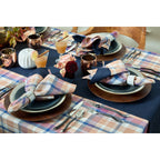 Fall Flavors Madras Table Throw