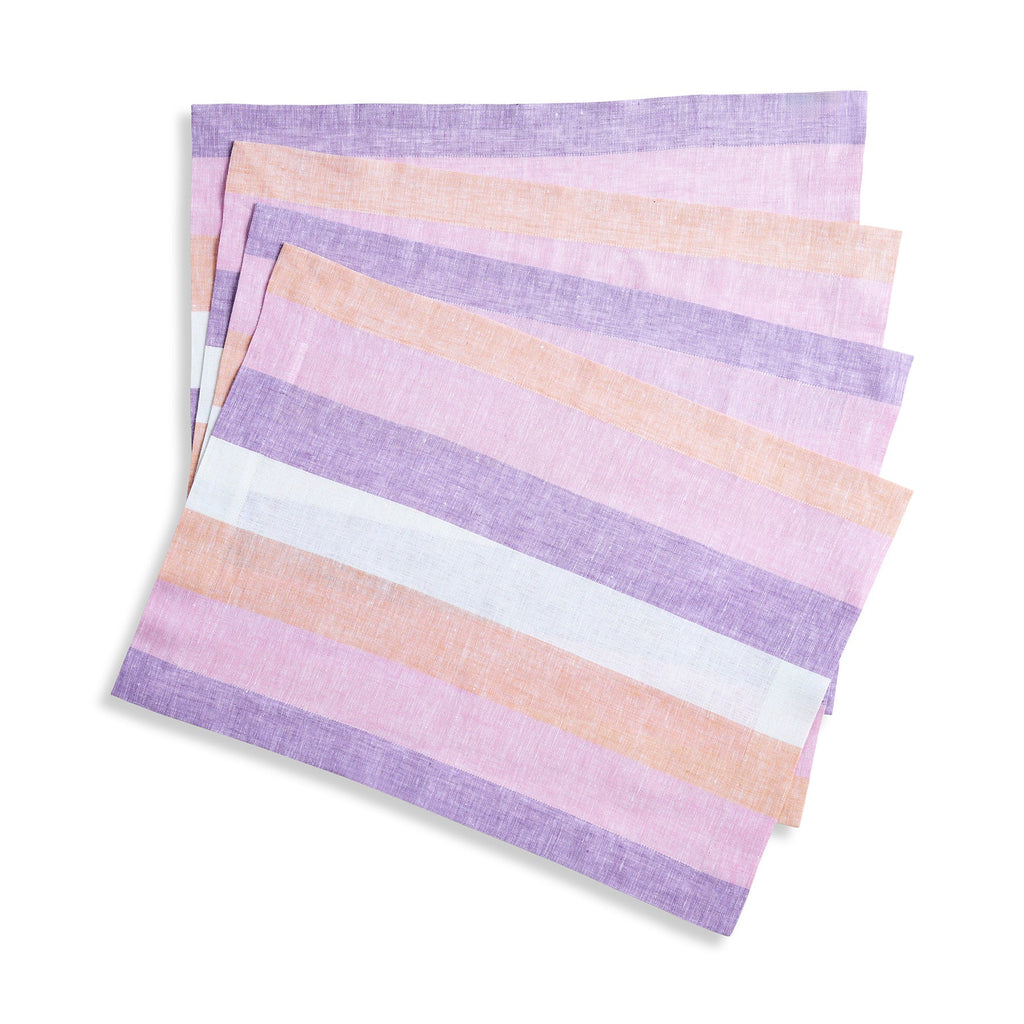 Gelato Stripe Placemats, Set of 4