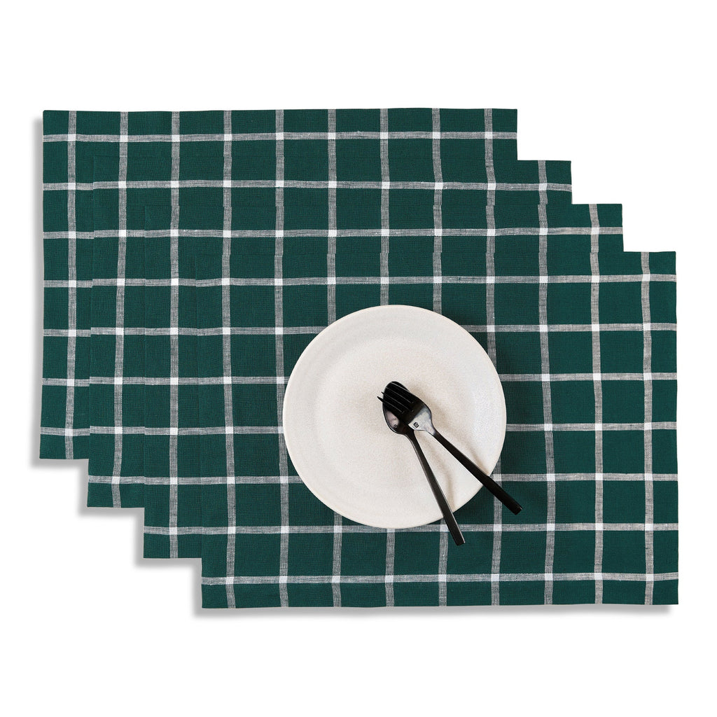 Windowpane Placemats, Set of 4