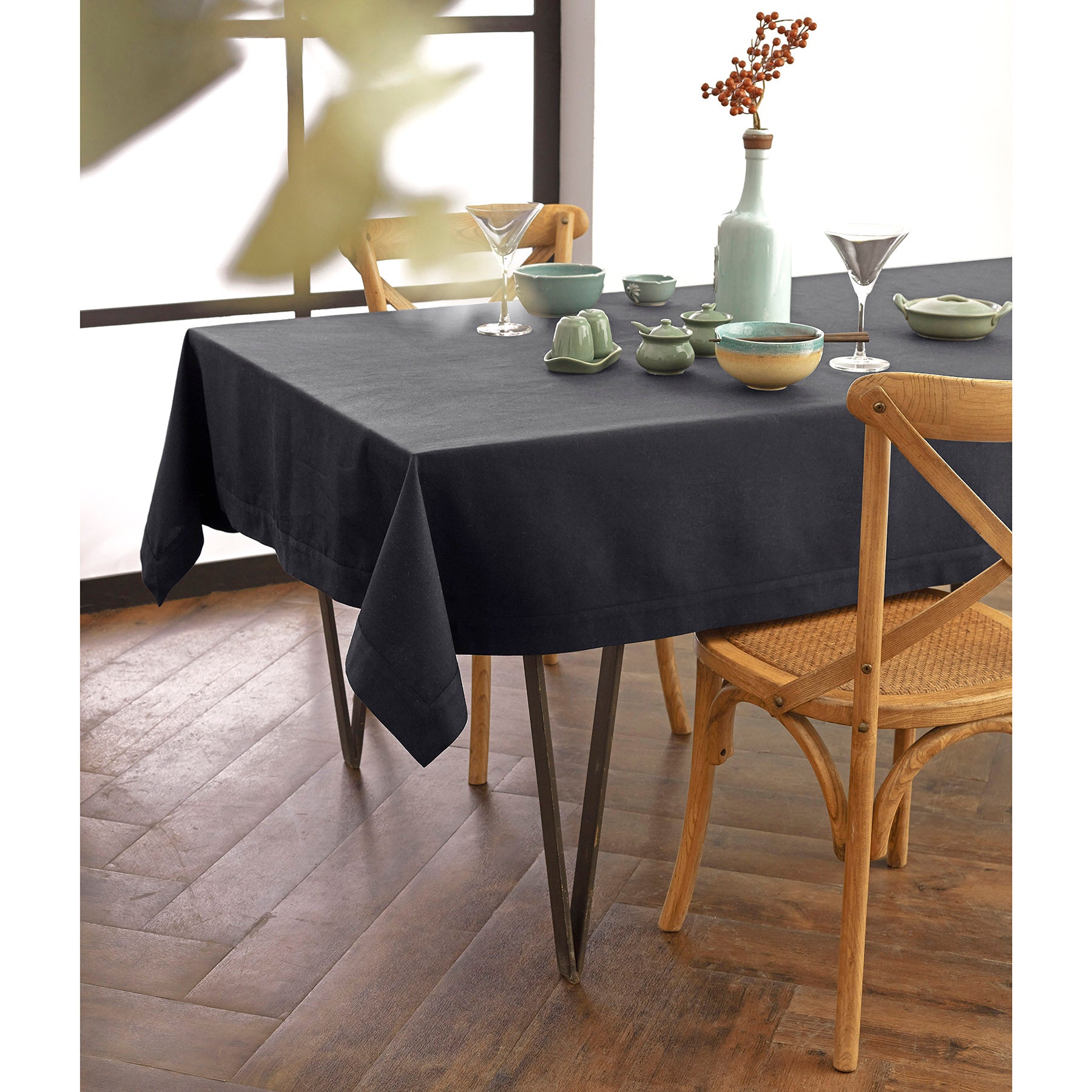 Dru Cotton Linen Tablecloth