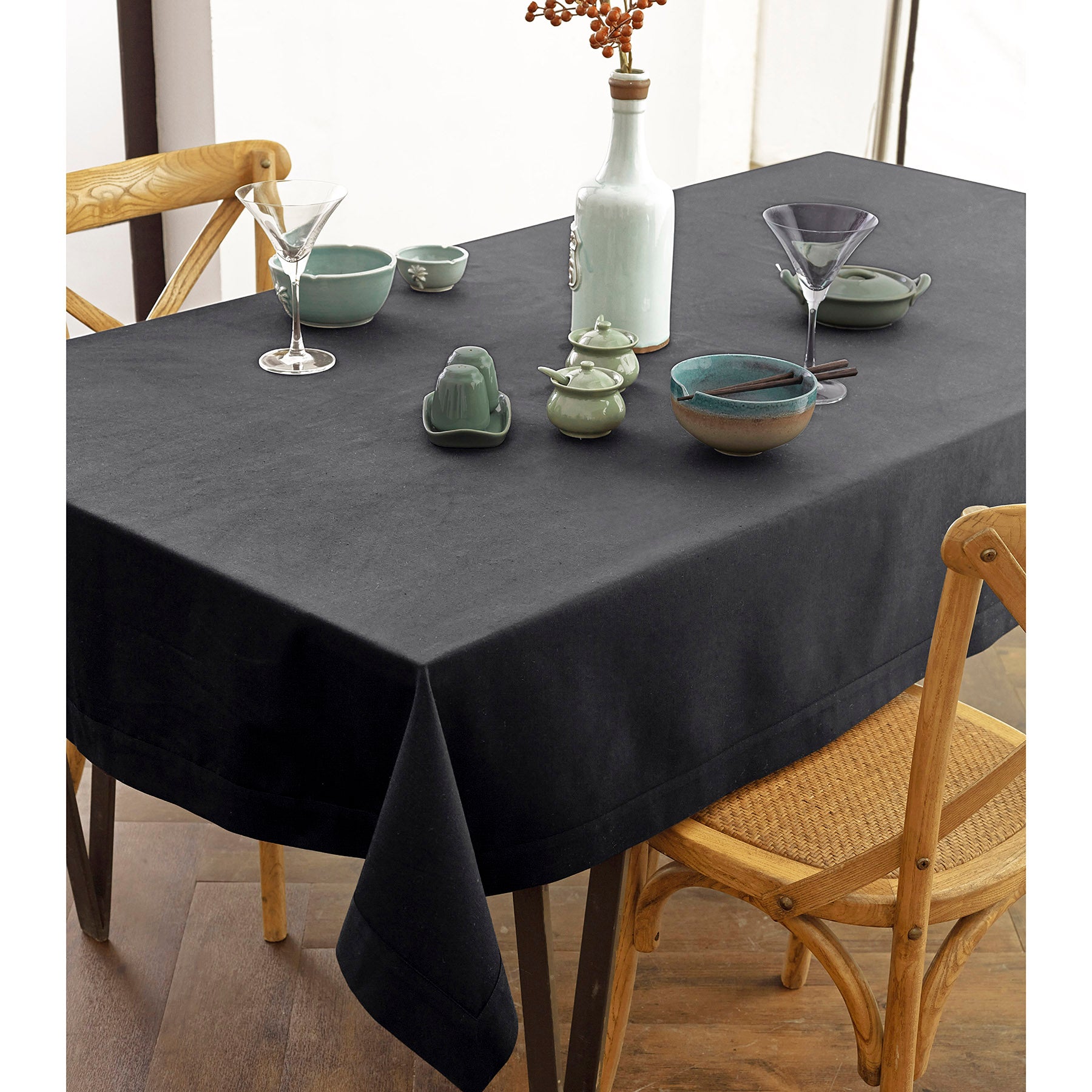Dru Cotton Linen Tablecloth