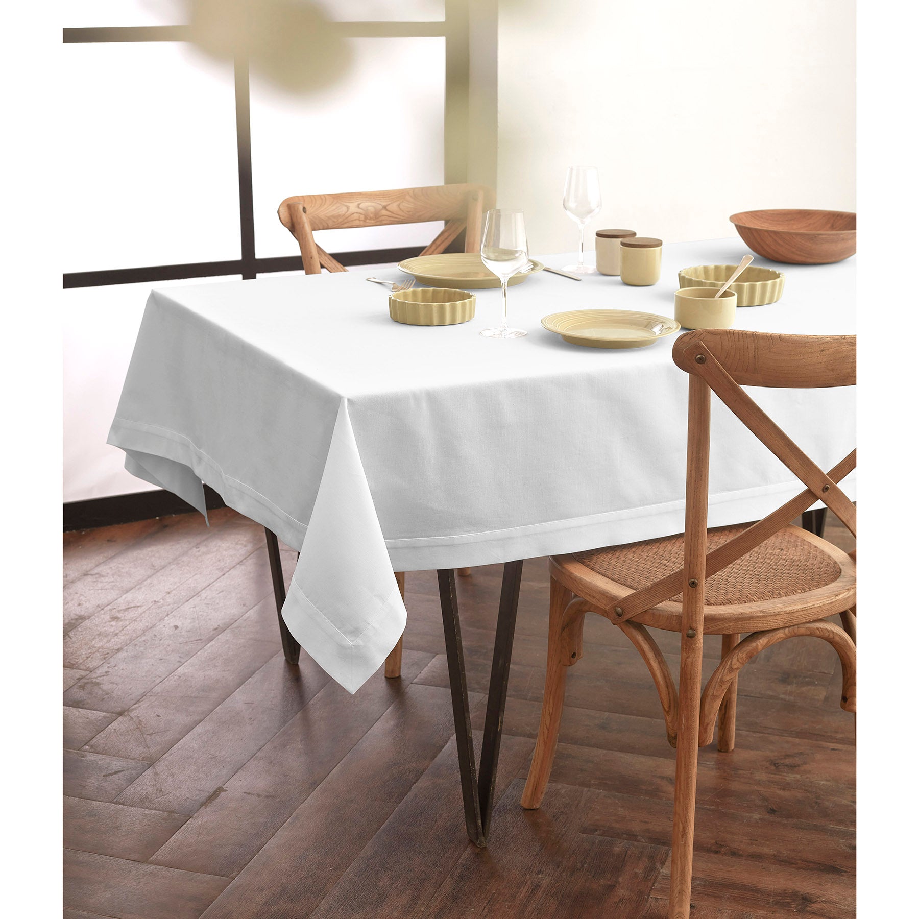 Dru Cotton Linen Tablecloth
