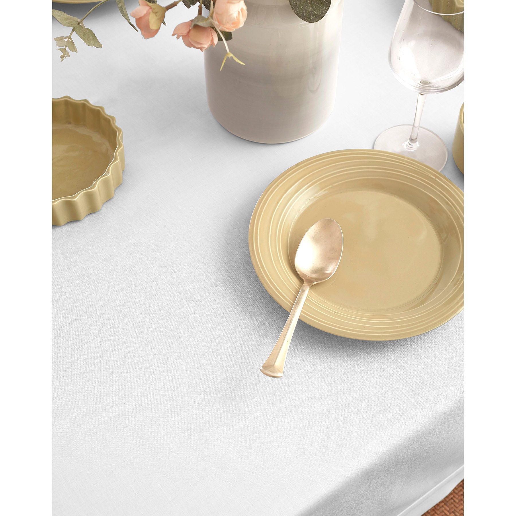 Dru Cotton Linen Tablecloth